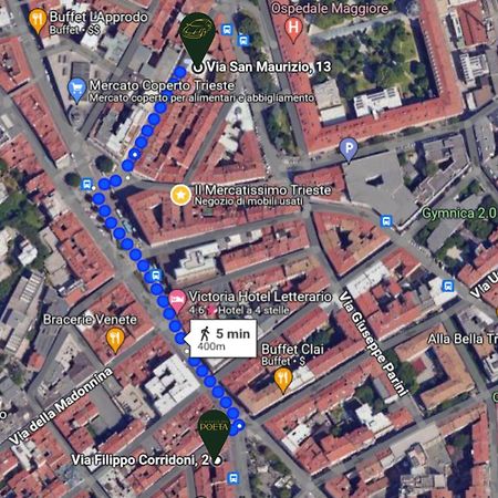 Blake, Attico Centrale Con Parcheggio A Trieszt Kültér fotó